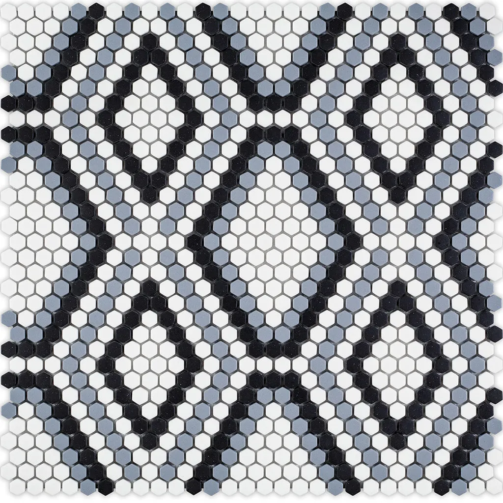 Hopi, Hexagon Mosaic - Glass Tile