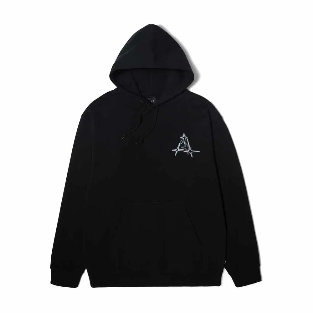 HUF Gleam Pullover Hooded Sweatshirt Black