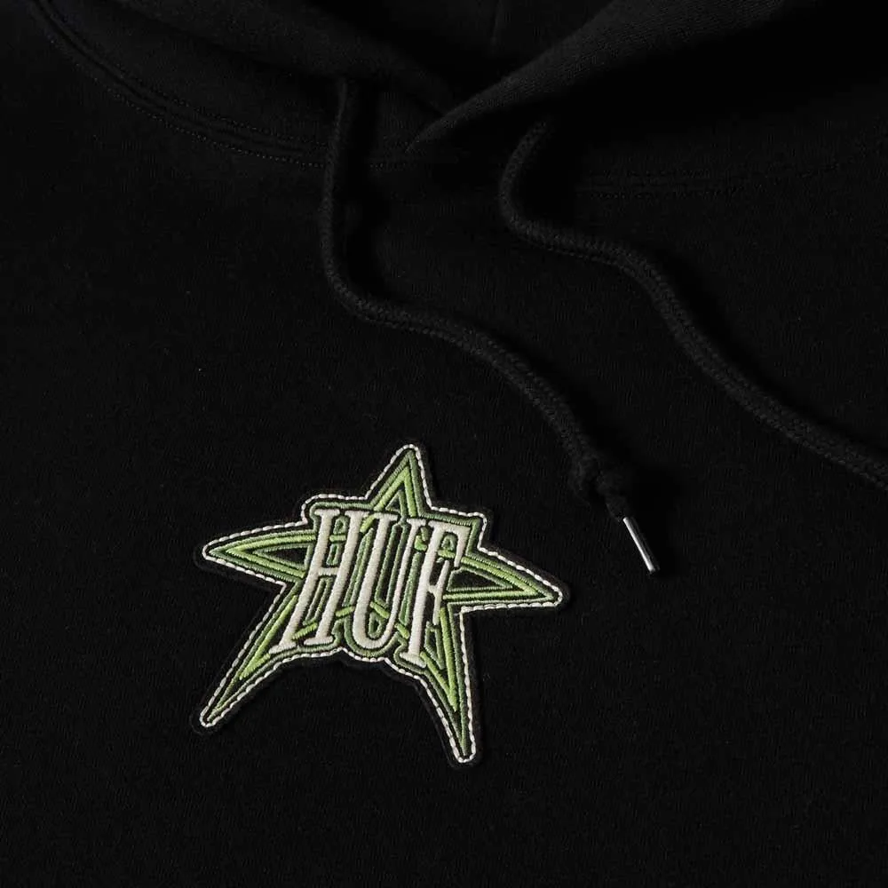 Huf Intergalactic Pullover Hooded Sweatshirt Black