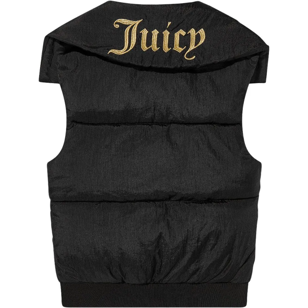 Juicy Couture Diamante Collar Gilet Junior