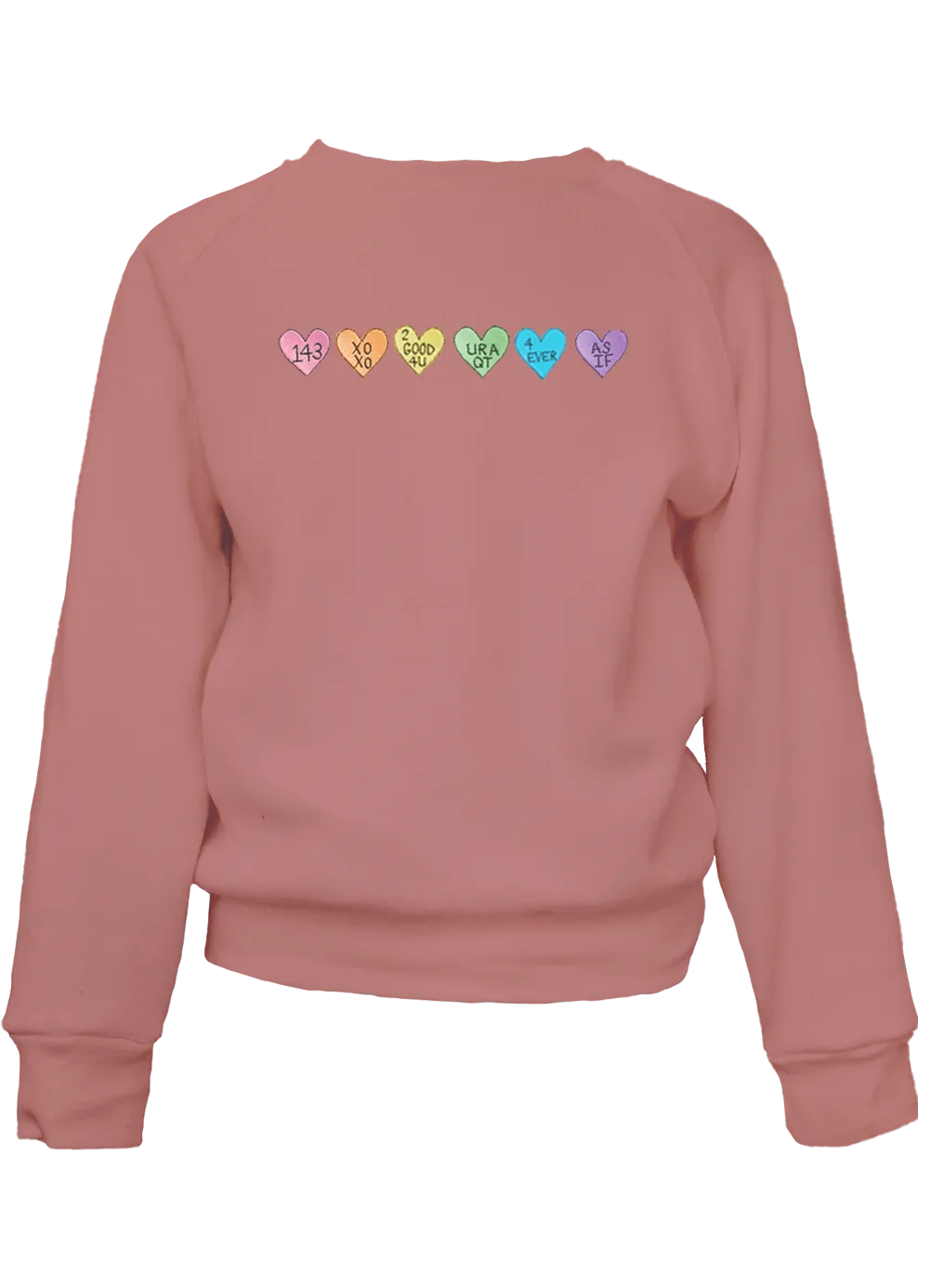 Kid's Conversation Heart Pullover