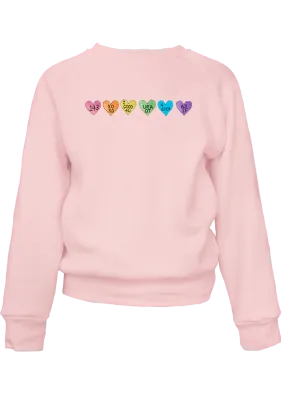 Kid's Conversation Heart Pullover