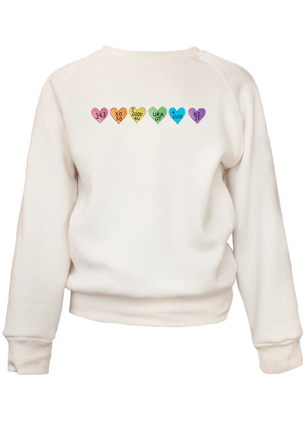 Kid's Conversation Heart Pullover