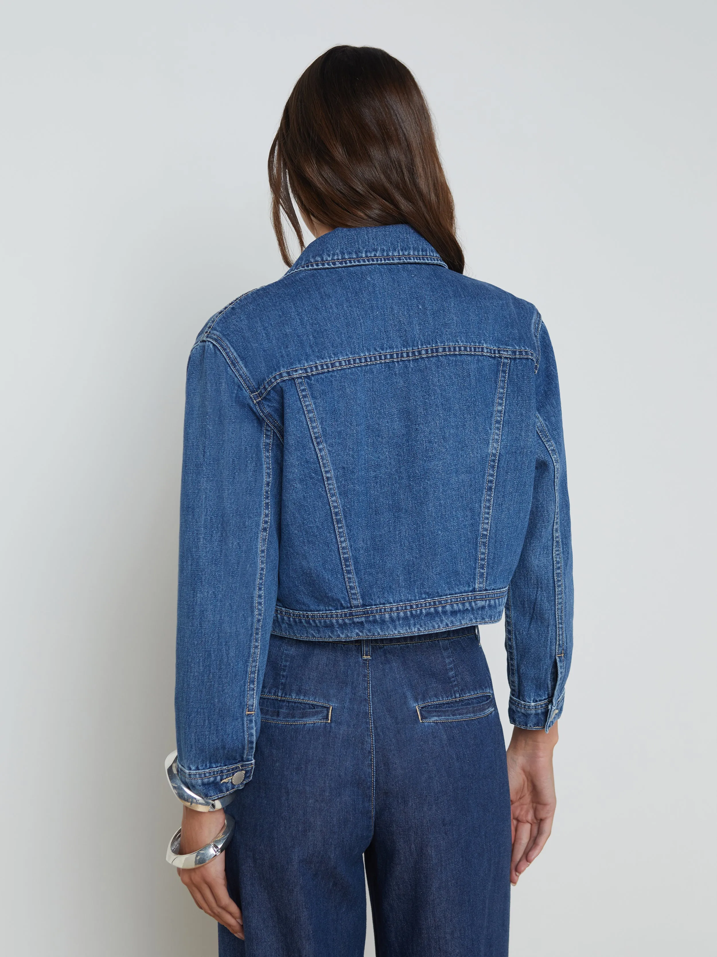 Koda Cropped Denim Jacket