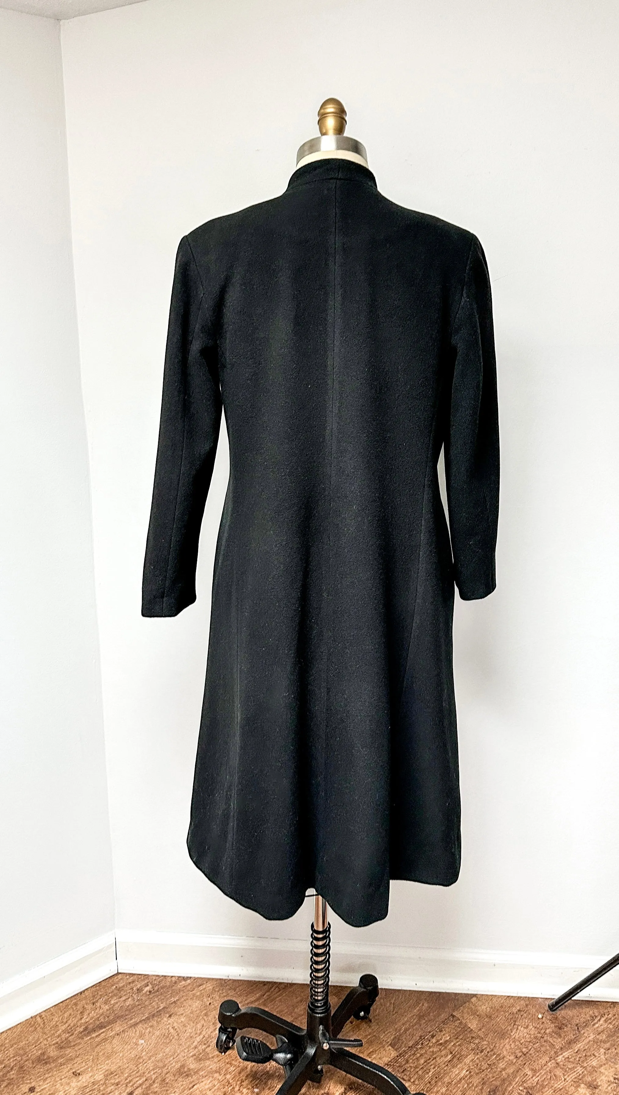 Kristen Blake Timeless Cashmere Blend Black Coat (S or 2/4)