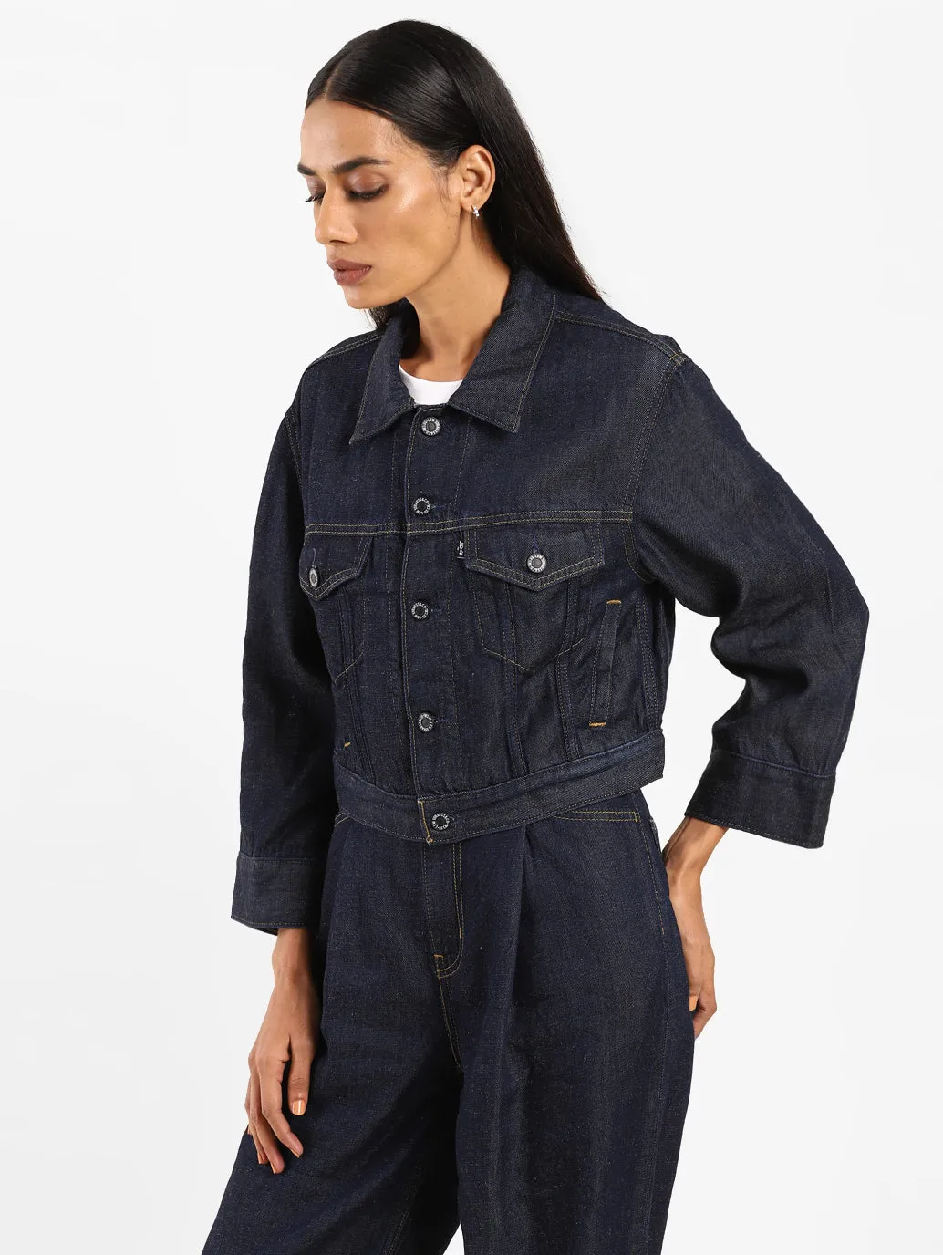 Levi's x Deepika Padukone Cropped Denim Jacket