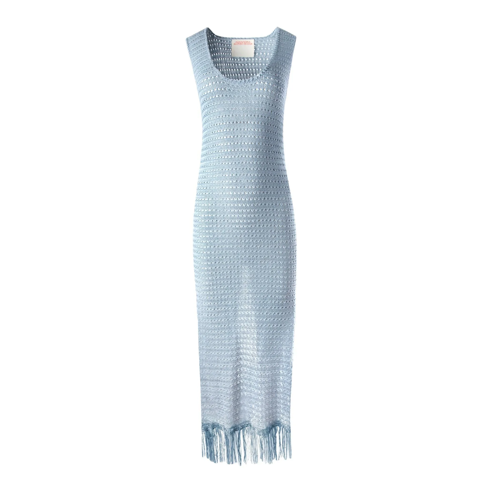 Light Blue Hand Crochet Dress