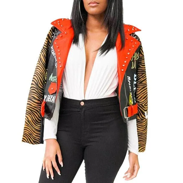 Lightweight Cropped  Biker Jacket