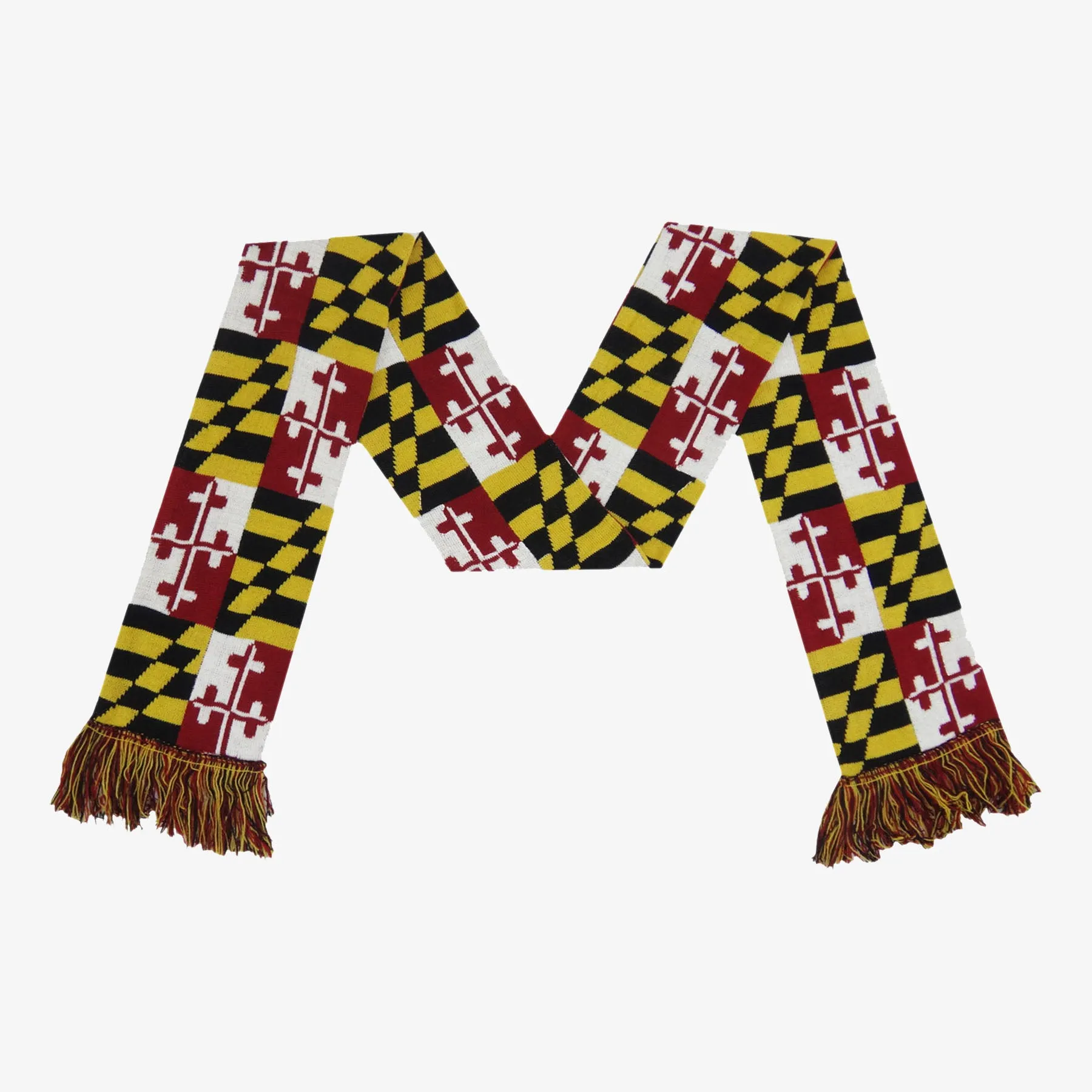 Maryland Flag Winter Scarf