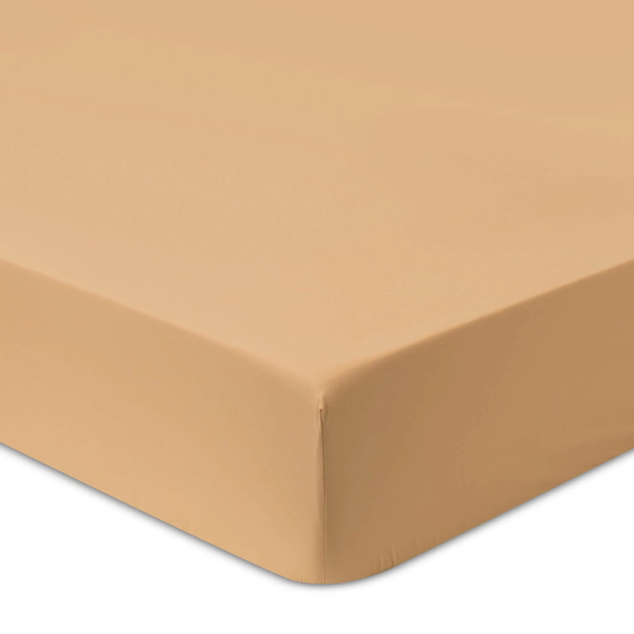 Mata Cotton Fitted Sheet [Cork]