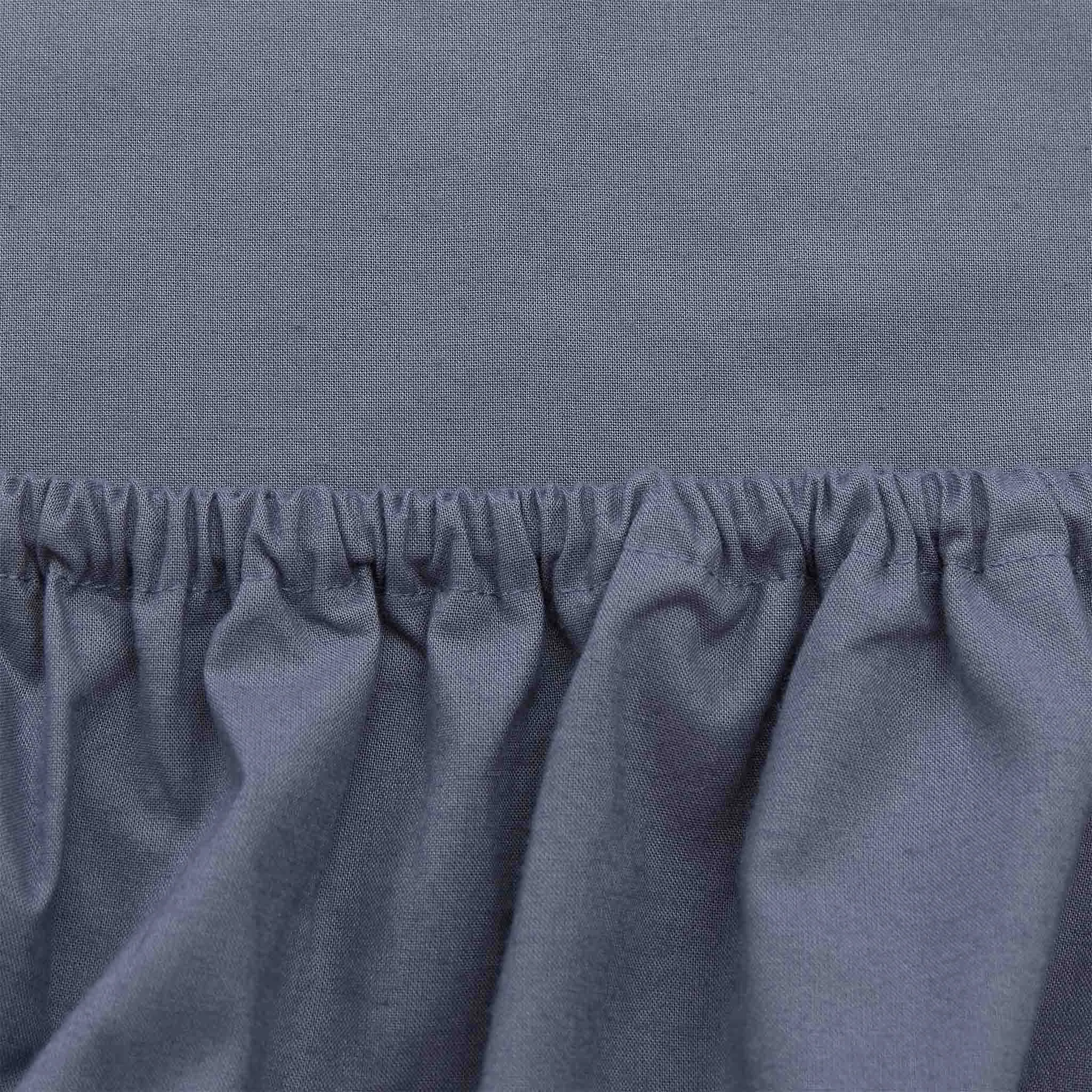 Mata Fitted Sheet [Dark Blue Grey]