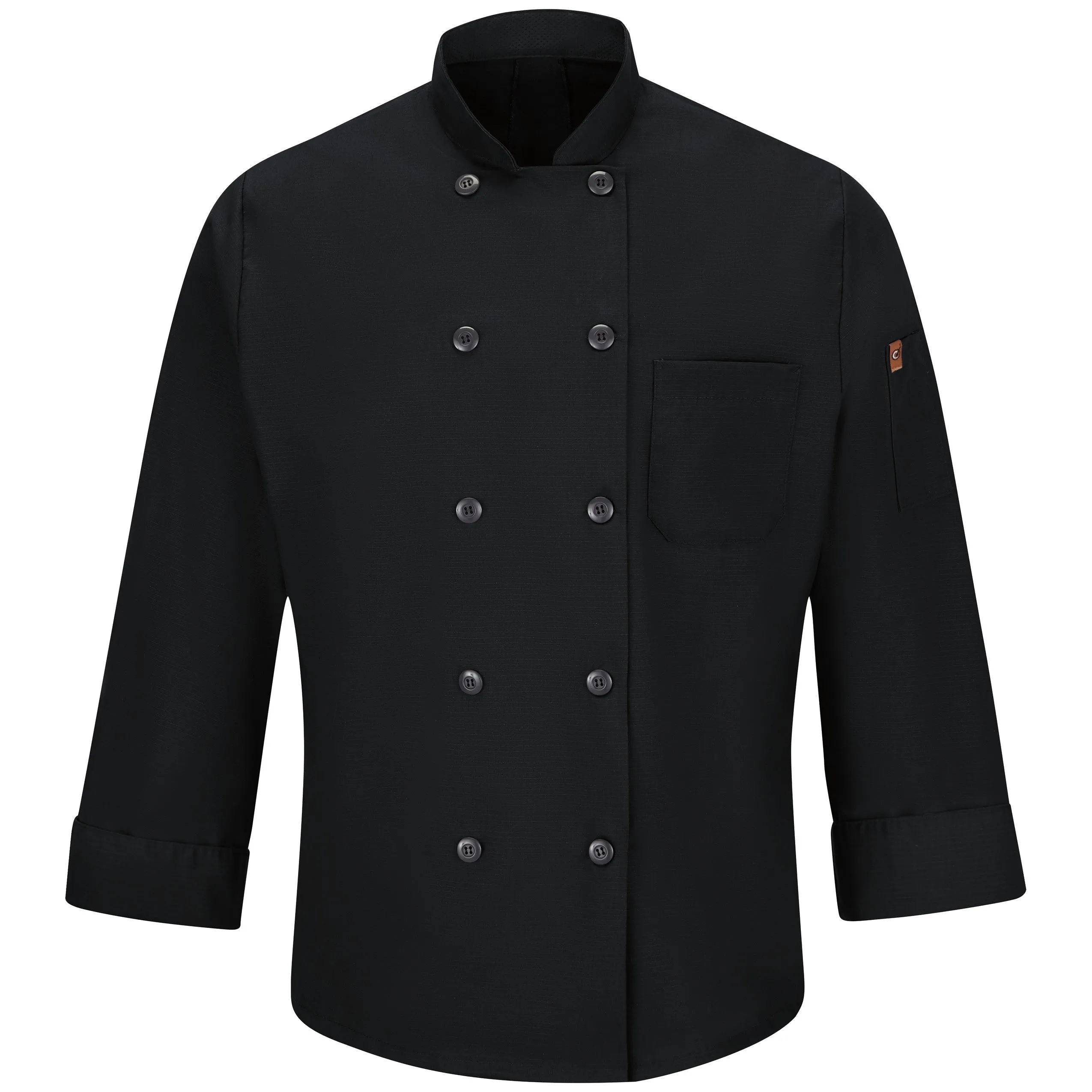 Men's Chef Coat with OilBlok   MIMIX 042X - Black