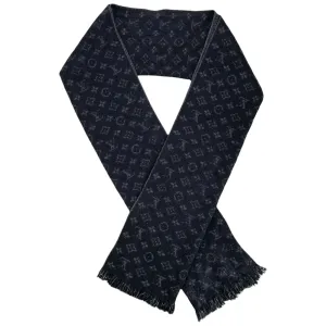 Men's Monogram Classic Scarf Black