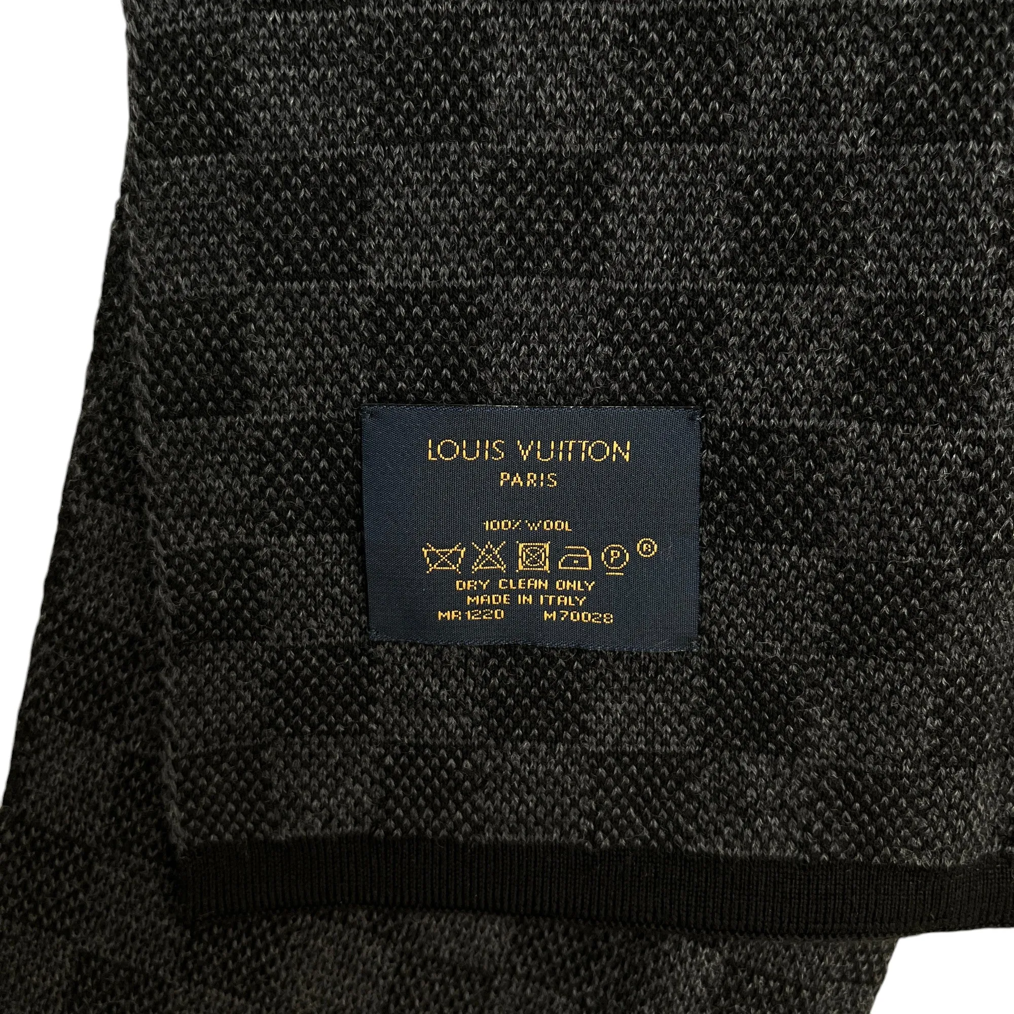 Men's Néo Petit Damier Scarf Black