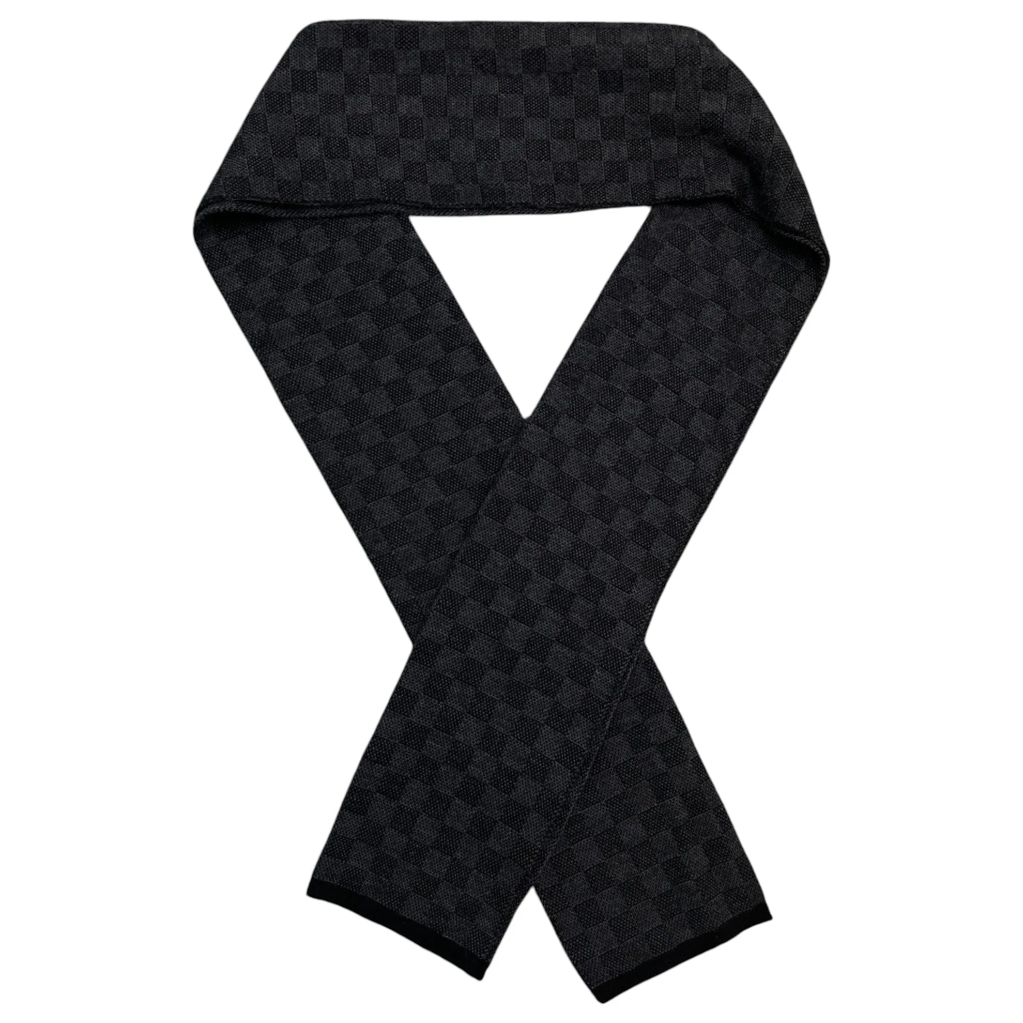 Men's Néo Petit Damier Scarf Black