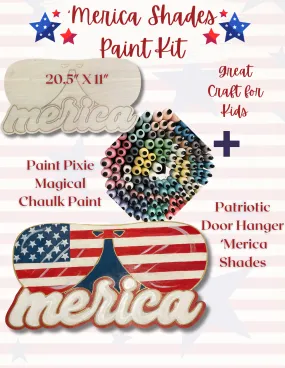 Merica Door Hanger Sign