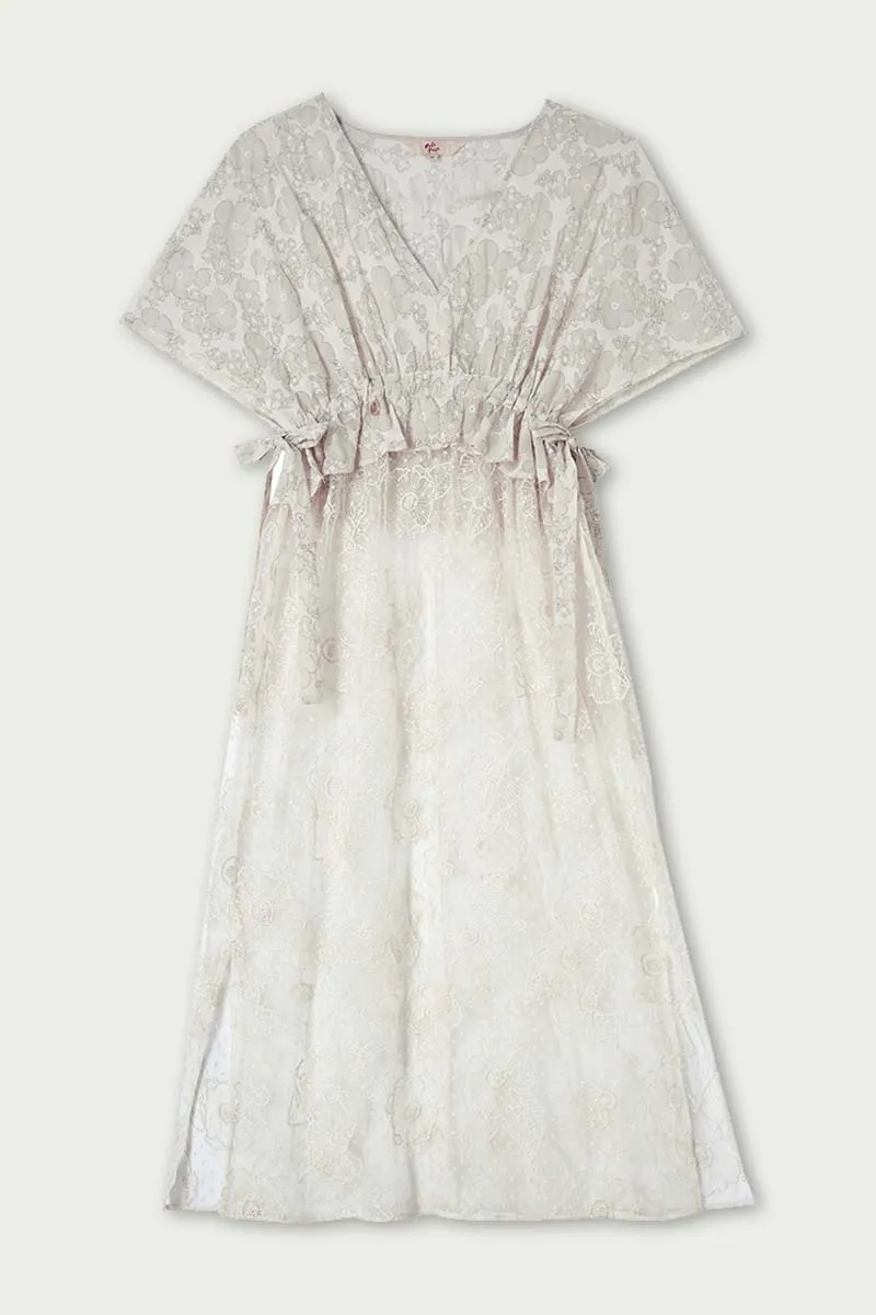 Molifusu | Yulania Ruffle Embroidered Dress