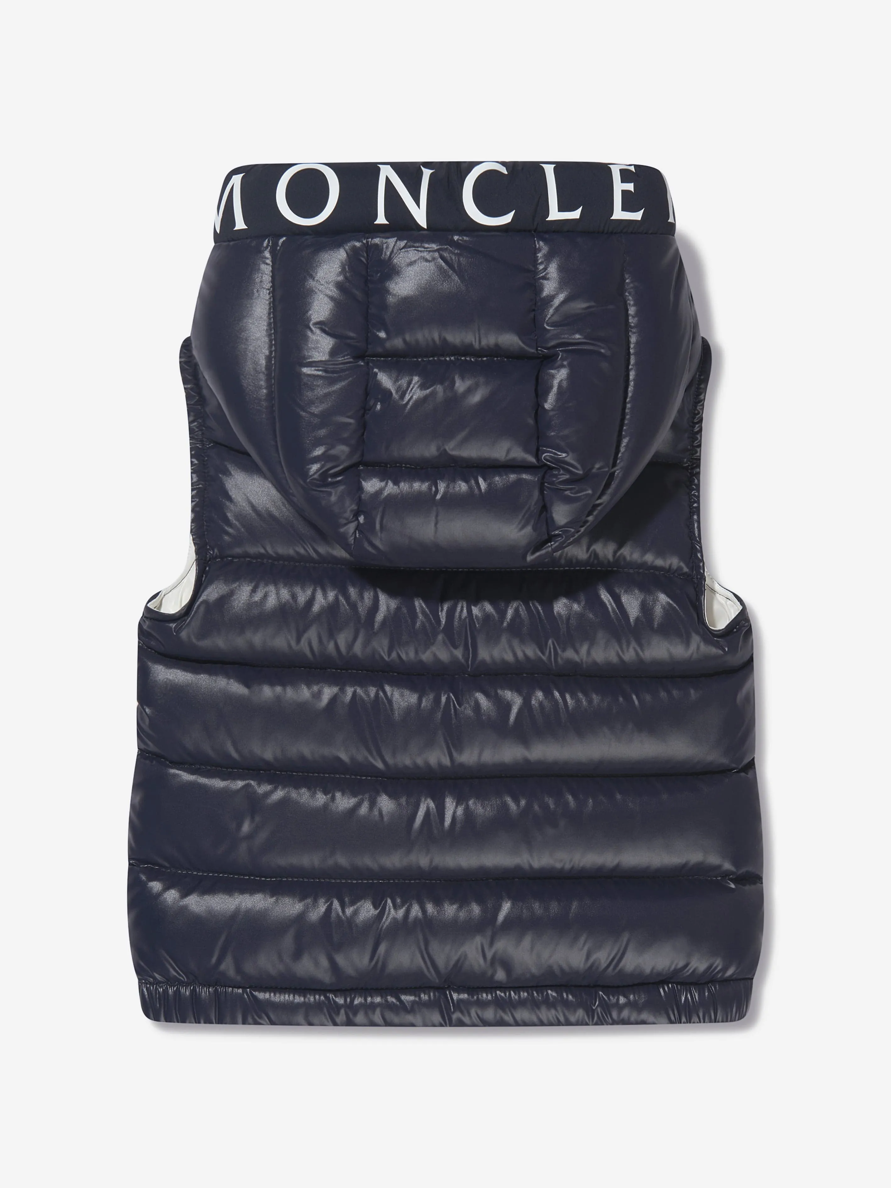 Moncler Enfant Kids Down Padded Montreuil Gilet in Navy