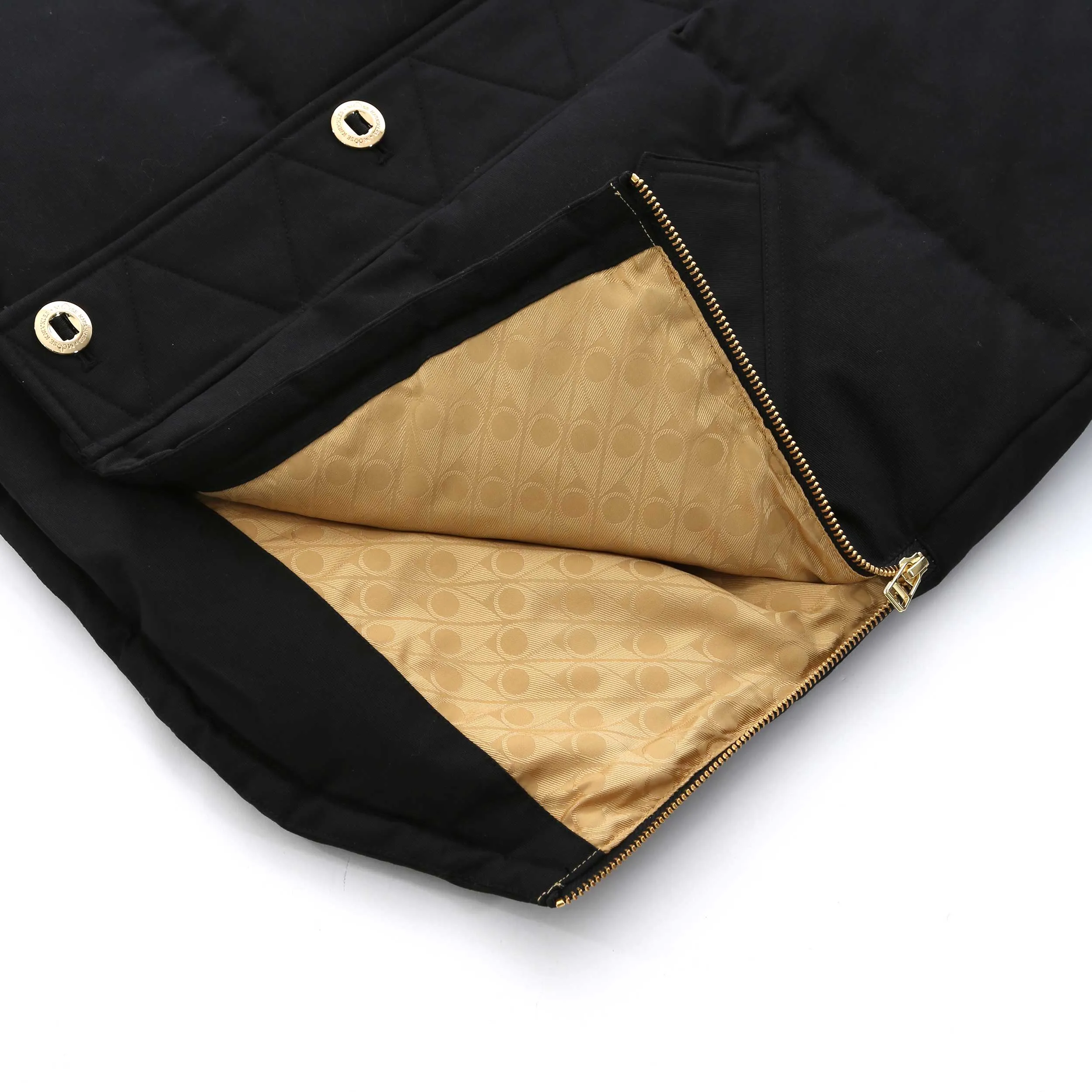 Moose Knuckles 3Q Gold Jacket in Neoshear Black