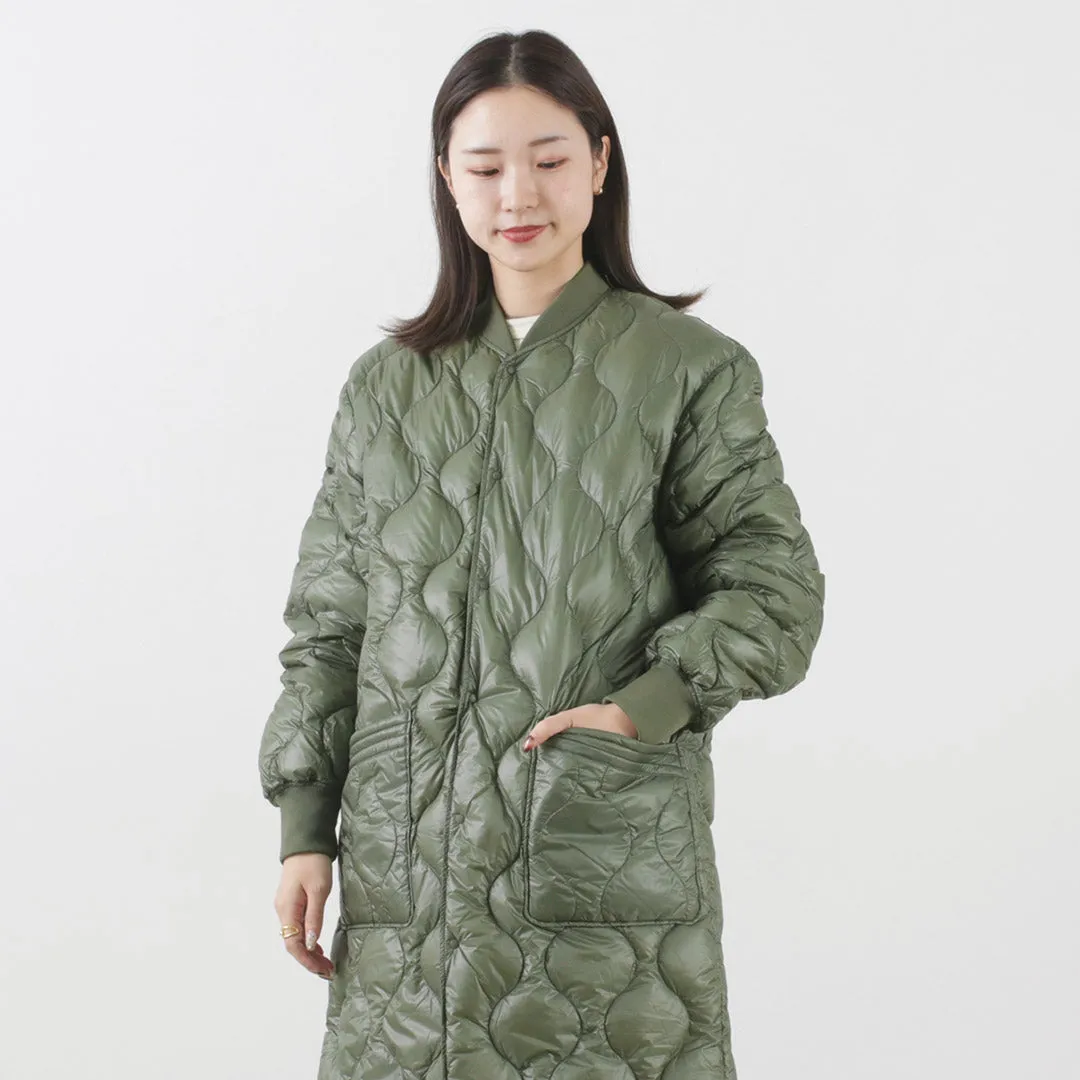 NANGA / Onion quilt down half coat