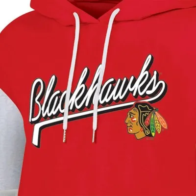 New - NHL Chicago Blackhawks Women's Fleece Hooded Sweatshirt - XL