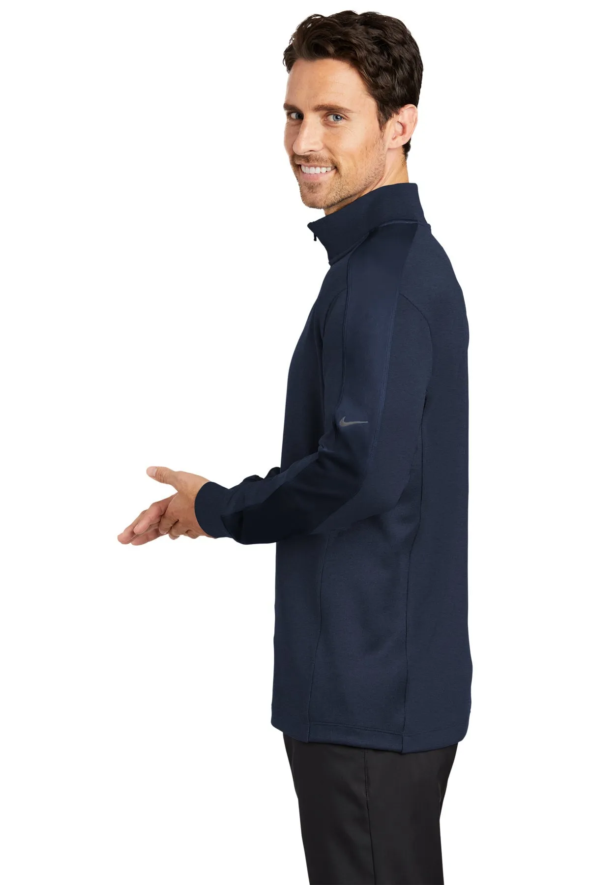 Nike Dri-FIT Custom Quarter Zip Cover-Ups, Midnight Navy Heather