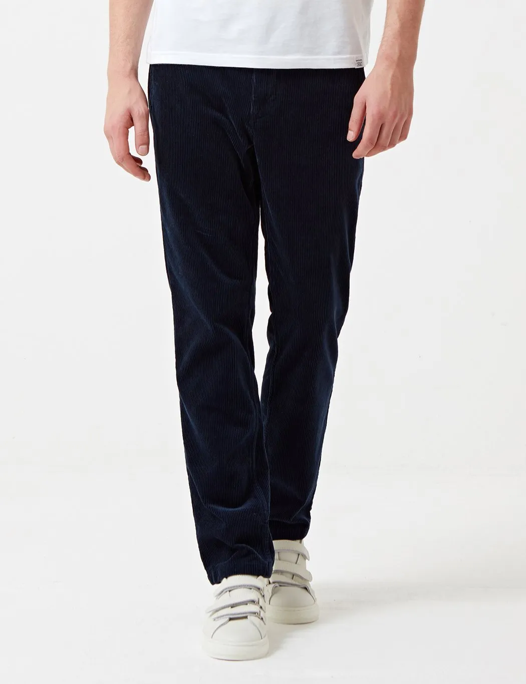 Norse Projects Aros Corduroy Trousers - Navy Blue