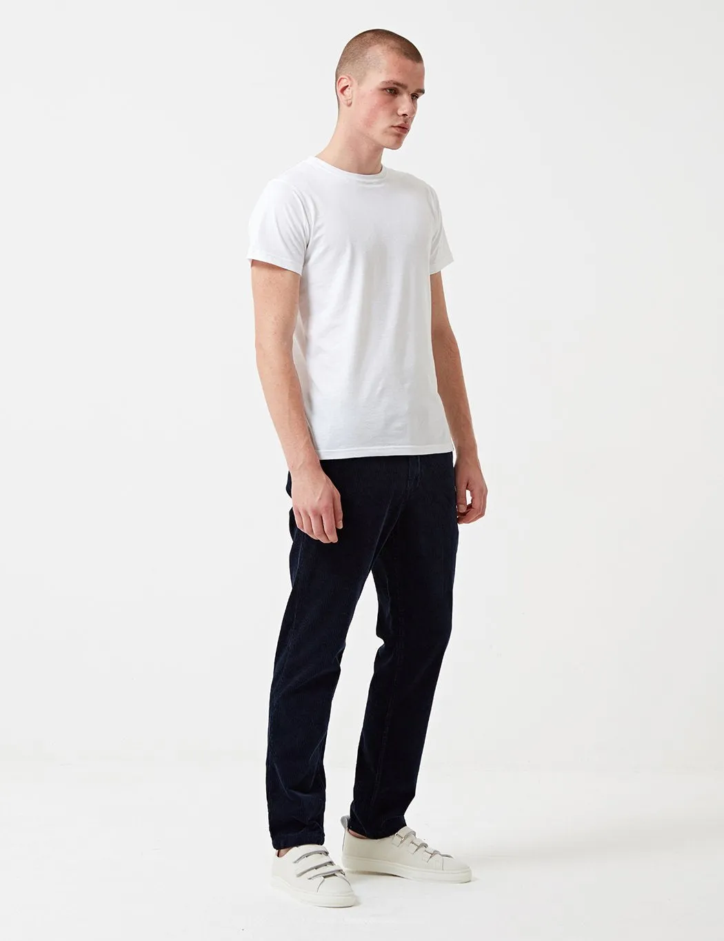 Norse Projects Aros Corduroy Trousers - Navy Blue