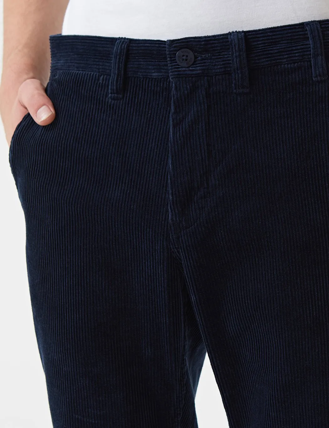 Norse Projects Aros Corduroy Trousers - Navy Blue