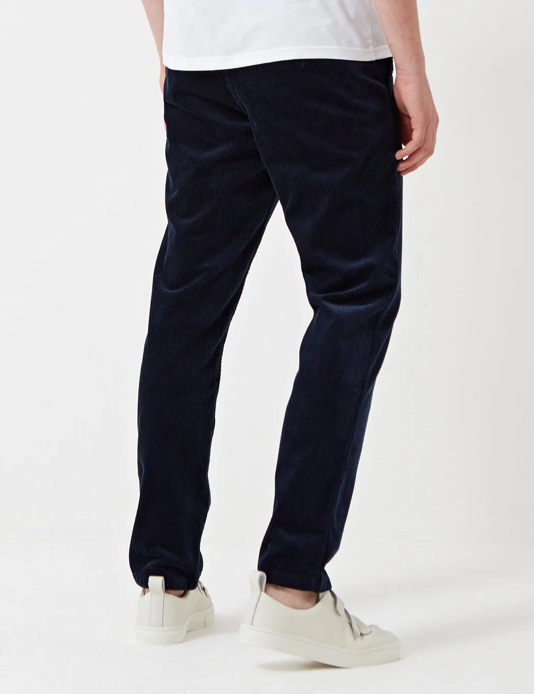 Norse Projects Aros Corduroy Trousers - Navy Blue