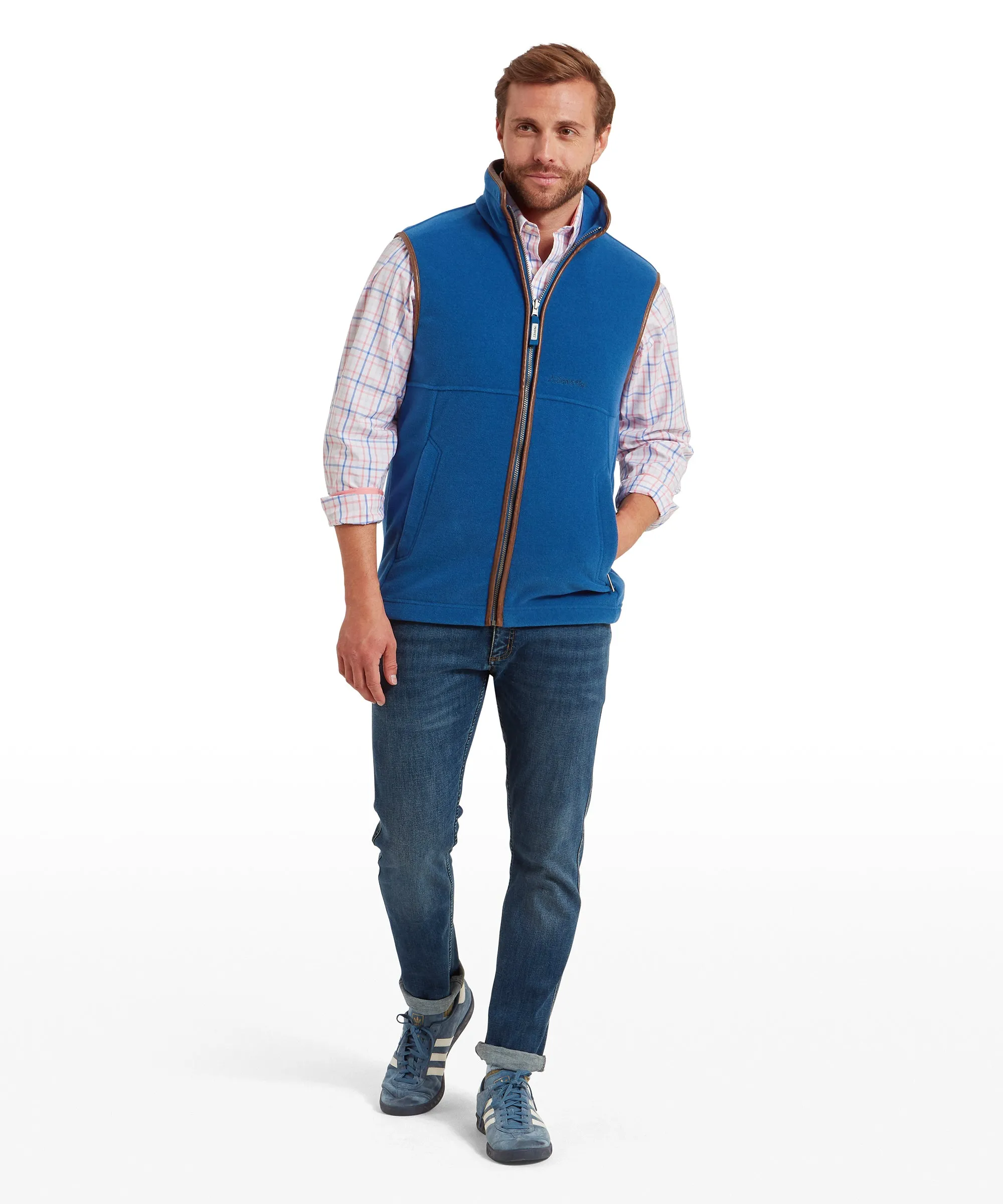 Oakham Fleece Gilet - Cobalt Blue