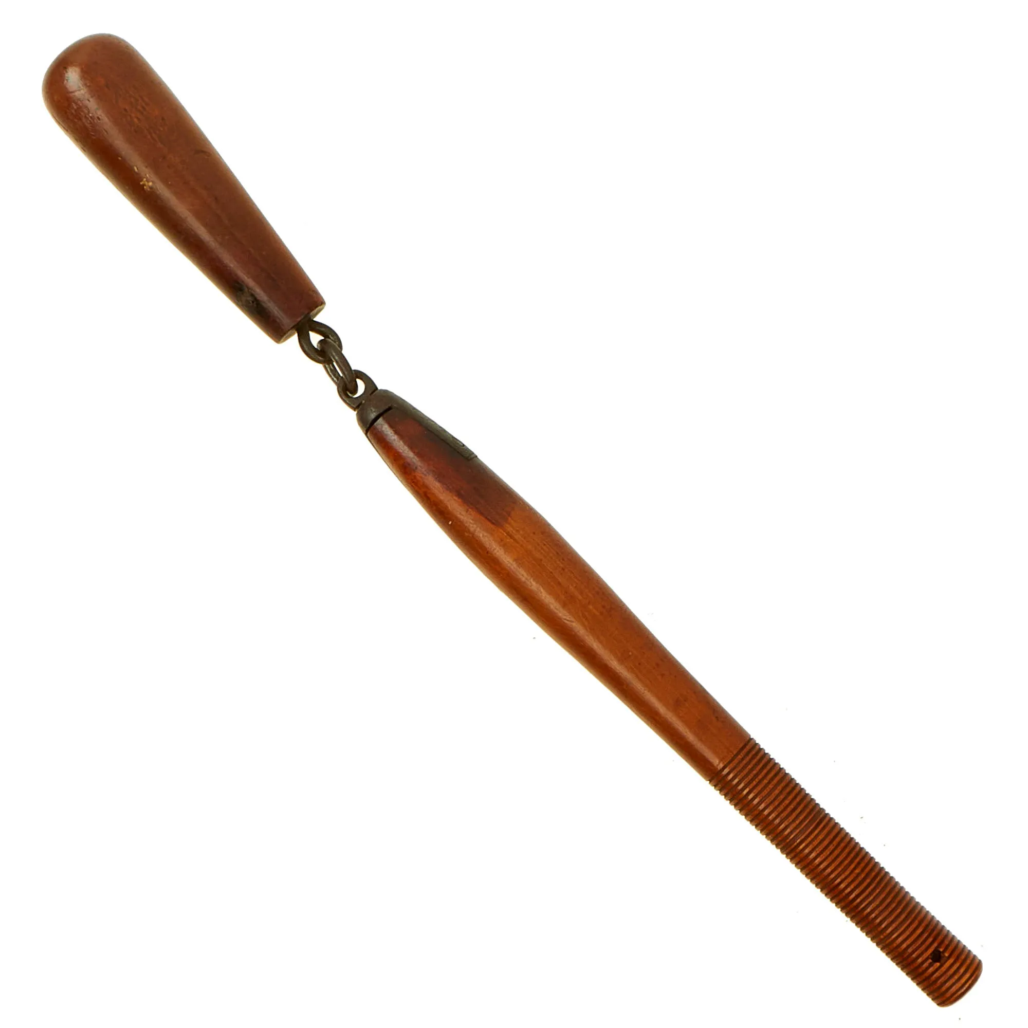 Original British WWI Flail Style Trench Club - Featured in Book At Arm's Length Page 38