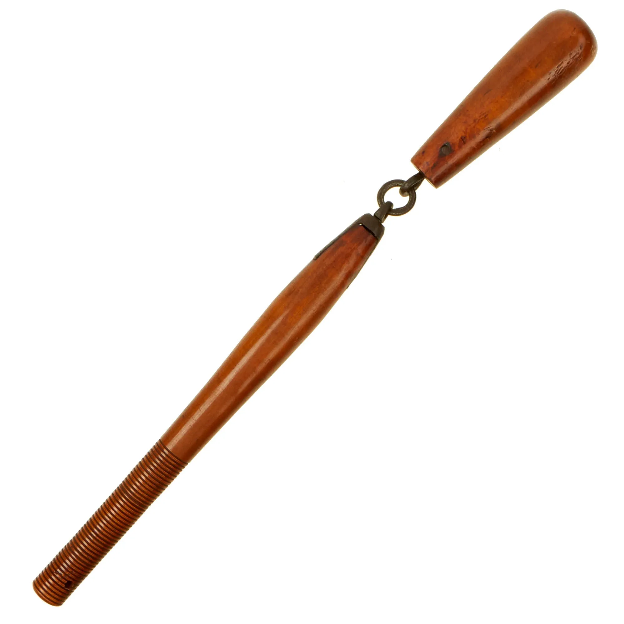 Original British WWI Flail Style Trench Club - Featured in Book At Arm's Length Page 38