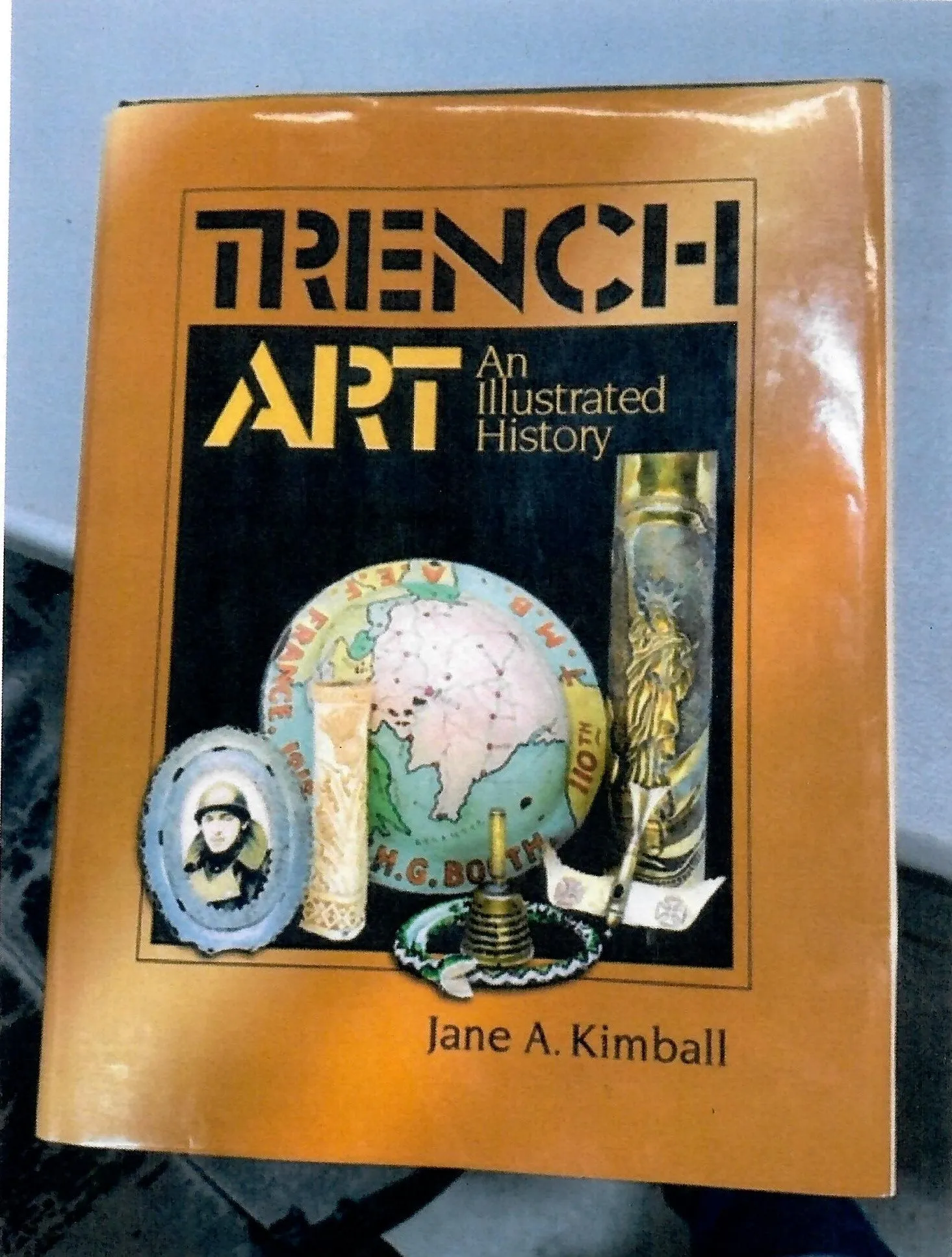 Original WWI Trench Art Dinner Bell “Gong” Made From French Artillery Shell As Featured In The Book “Trench Art, An Illustrated History” by Jane Kimball on Page 317