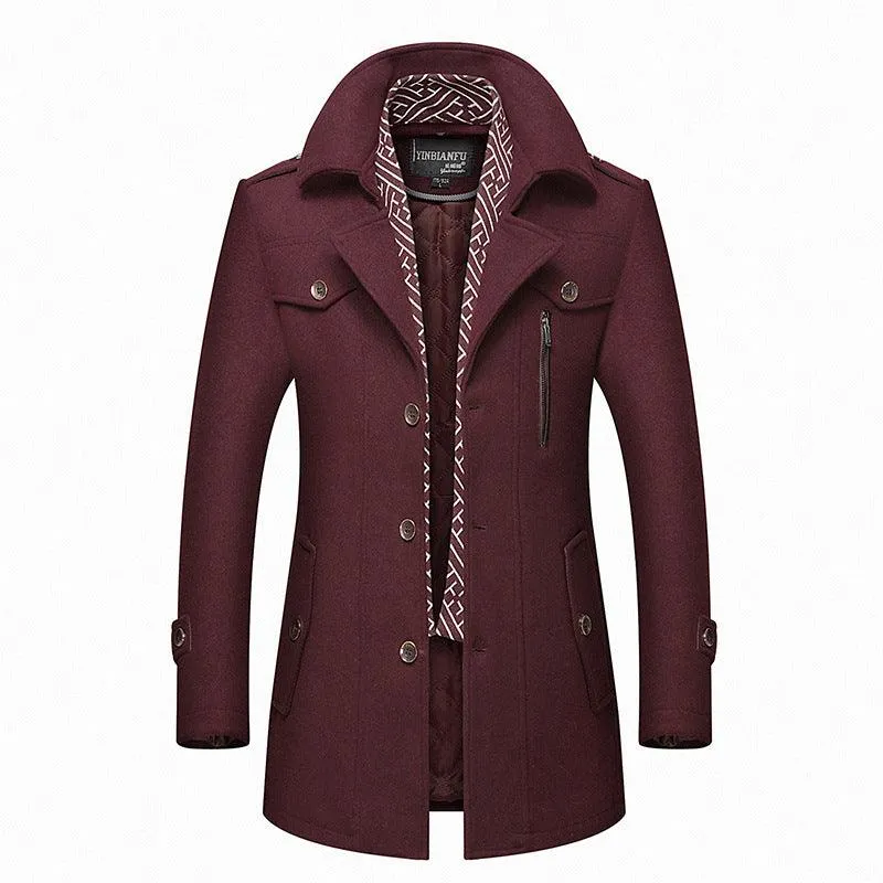 Padded cotton coat and wool coat , Men coat