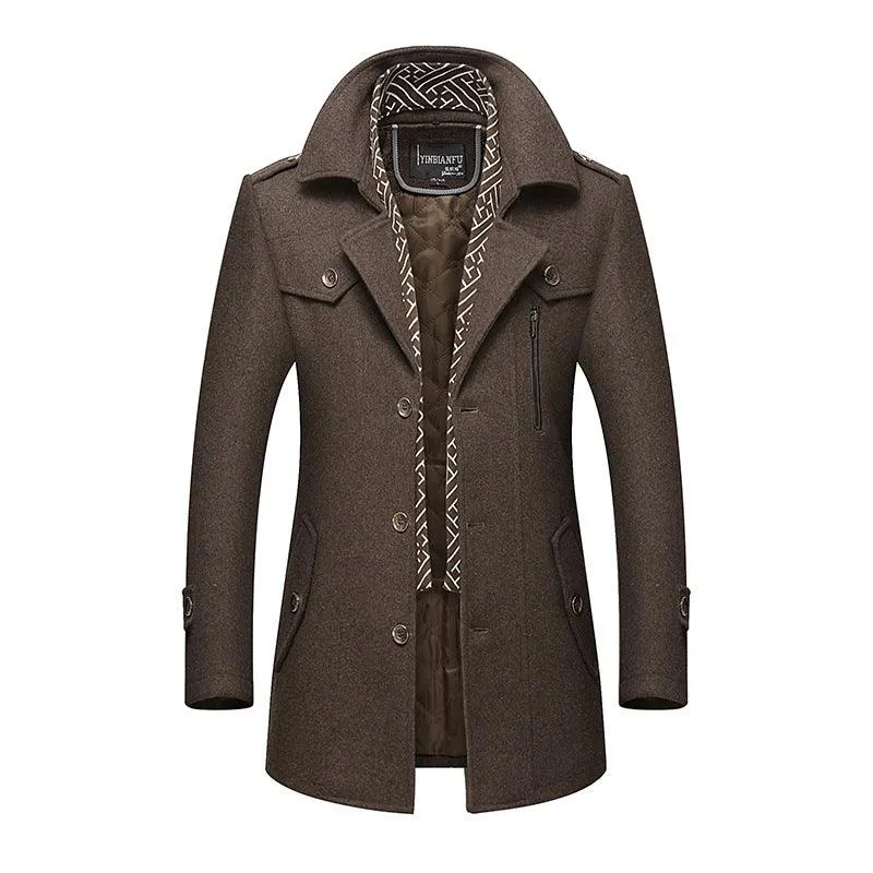 Padded cotton coat and wool coat , Men coat