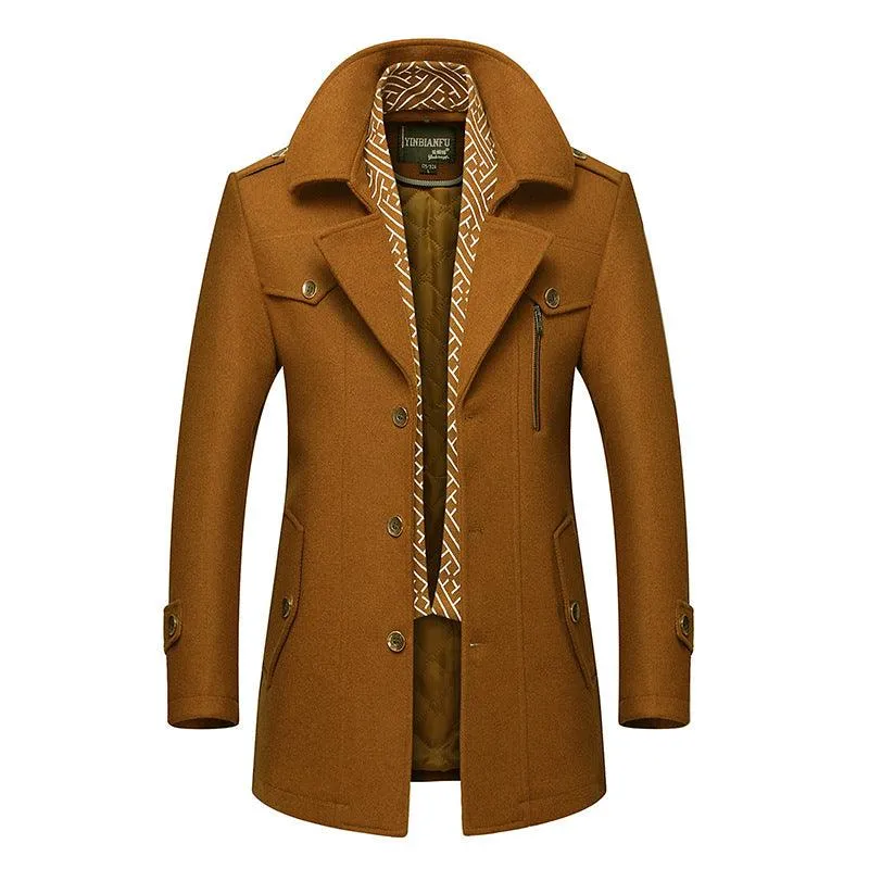 Padded cotton coat and wool coat , Men coat