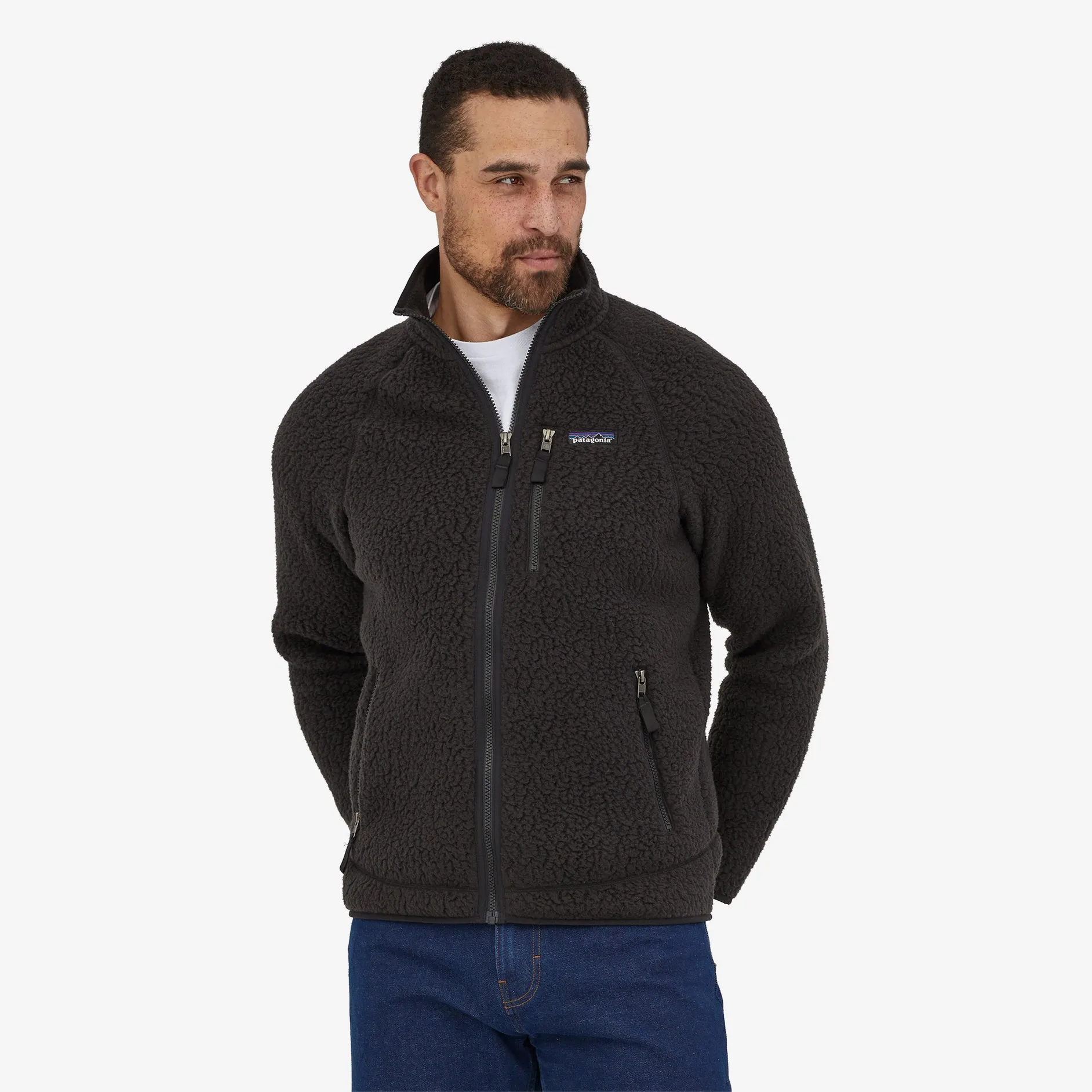 Patagonia Men's Retro Pile Fleece Jacket Black