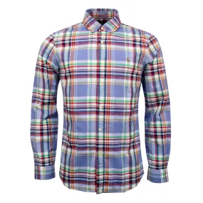 Polo Ralph Lauren Slim Fit Check Shirt Blue / Red