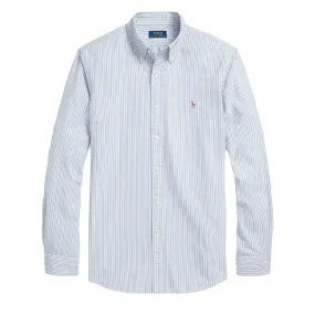 Polo Ralph Lauren Slim Fit Oxford Shirt Sky / Grey