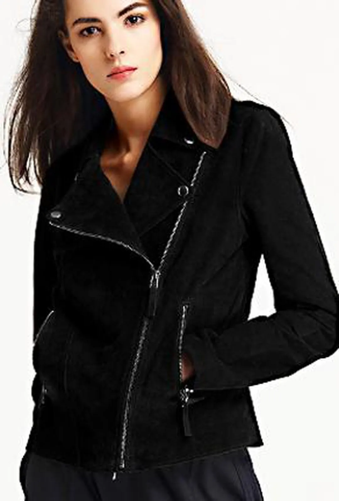 PONA - SUEDE MOTO JACKET