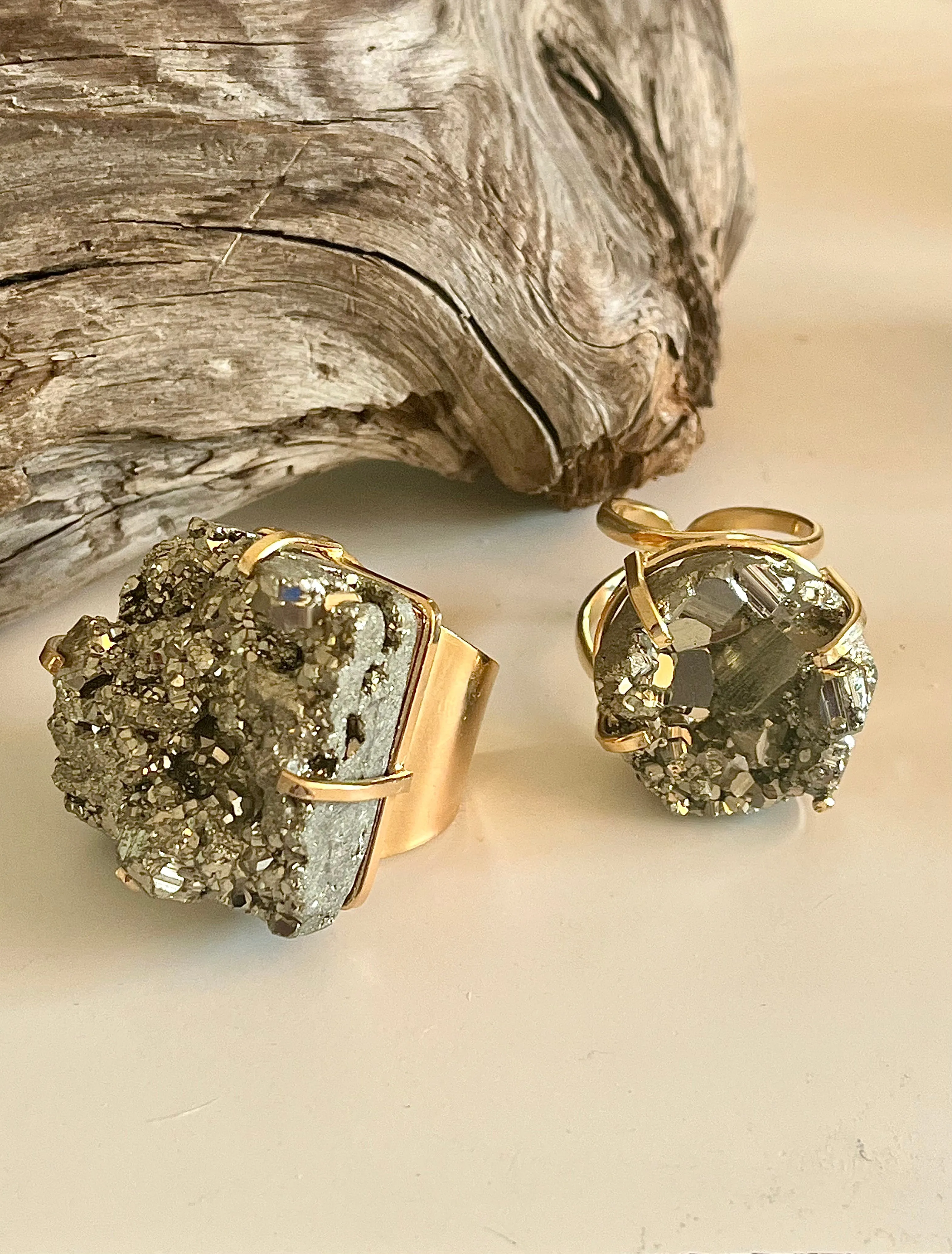 Pretty Pyrite Ring