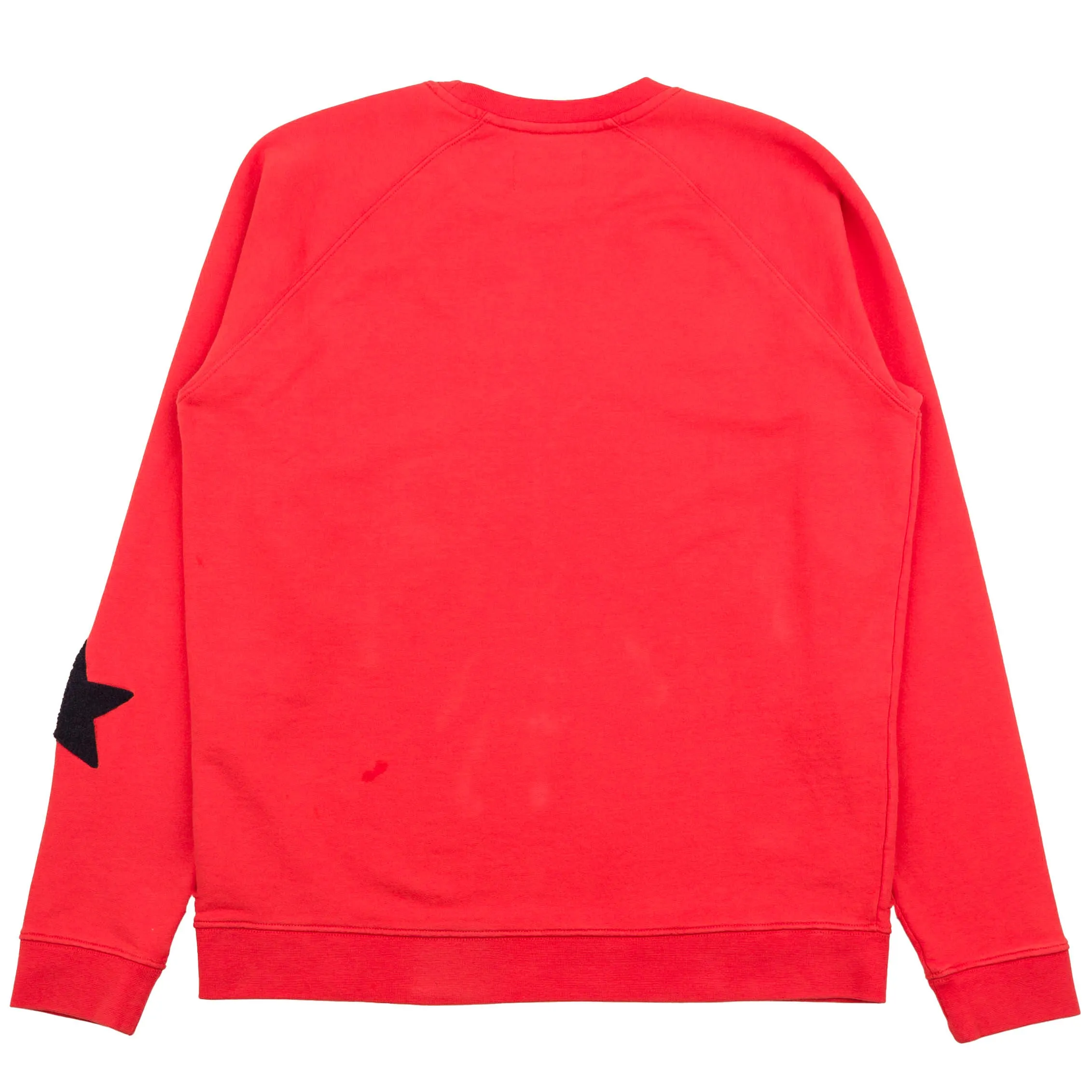 Raglan Star Sweat - Red and Navy