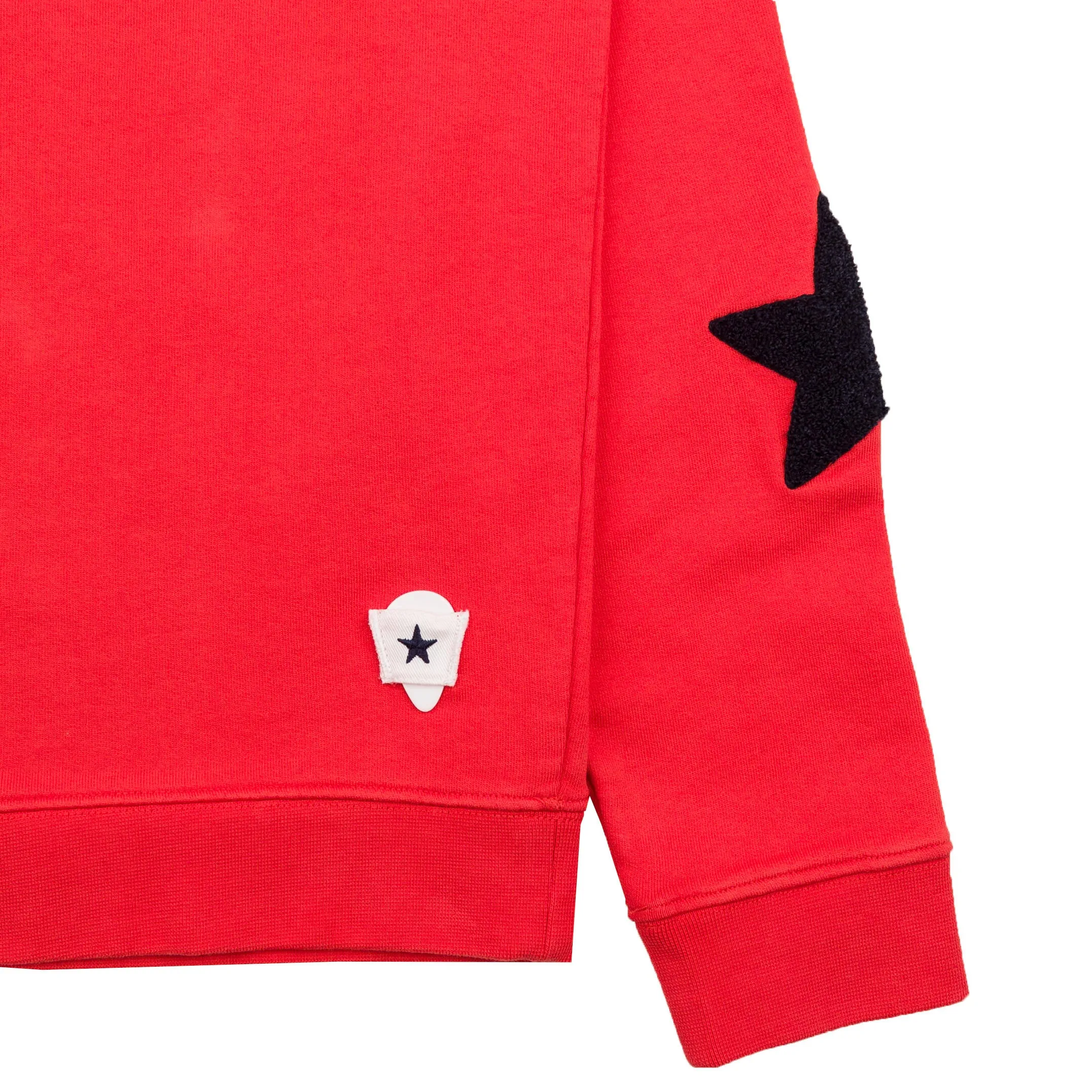 Raglan Star Sweat - Red and Navy