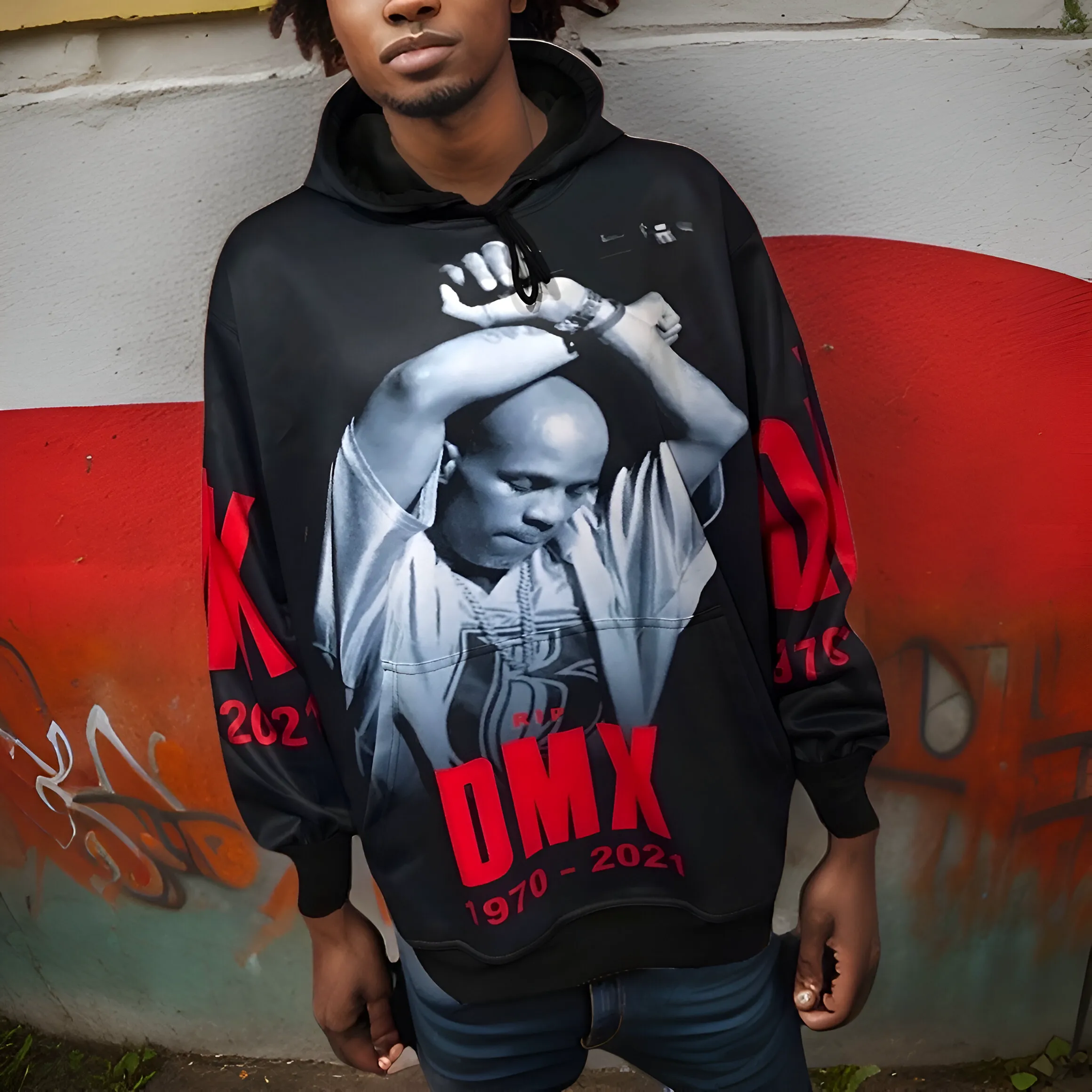 ^RIP DMX^ PULLOVER HOODIES (FLEECE LINED)