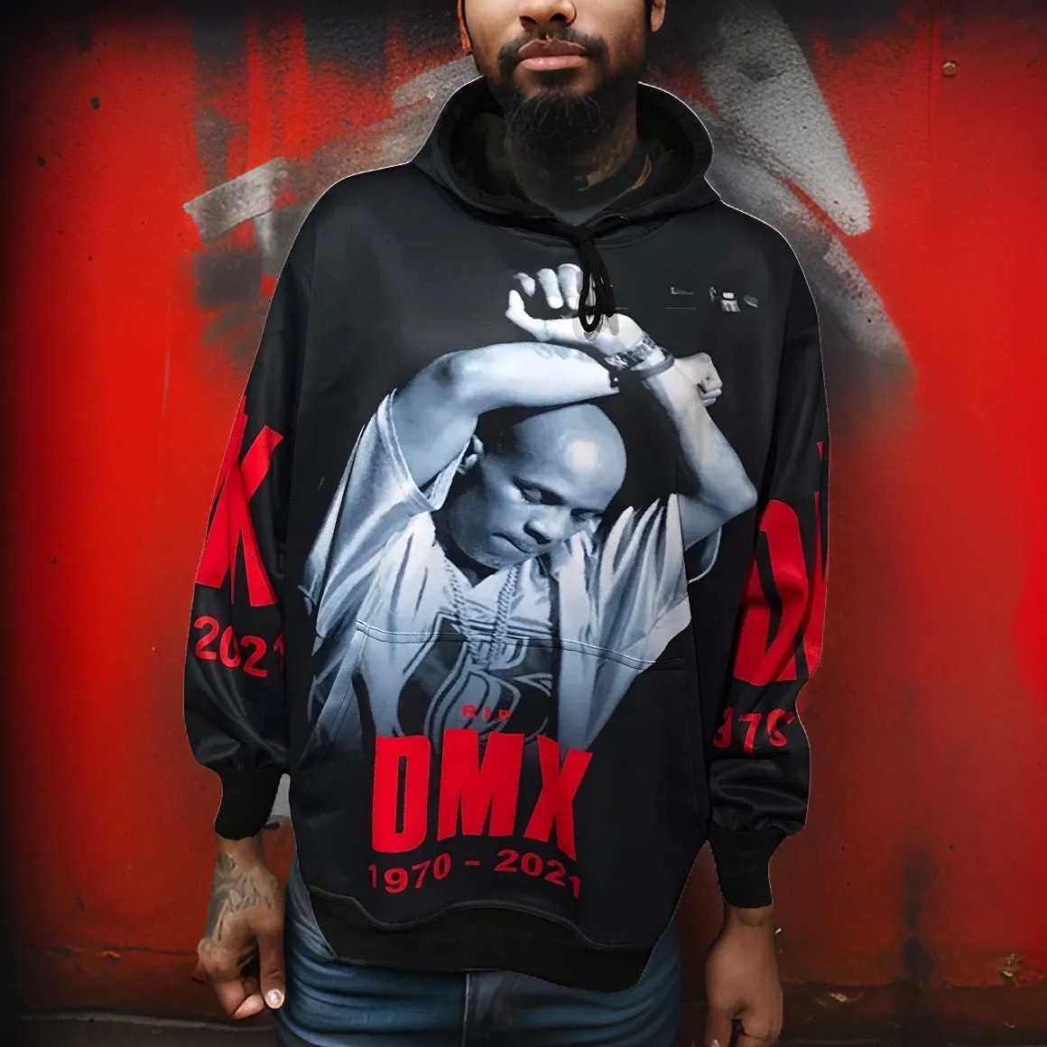 ^RIP DMX^ PULLOVER HOODIES (FLEECE LINED)