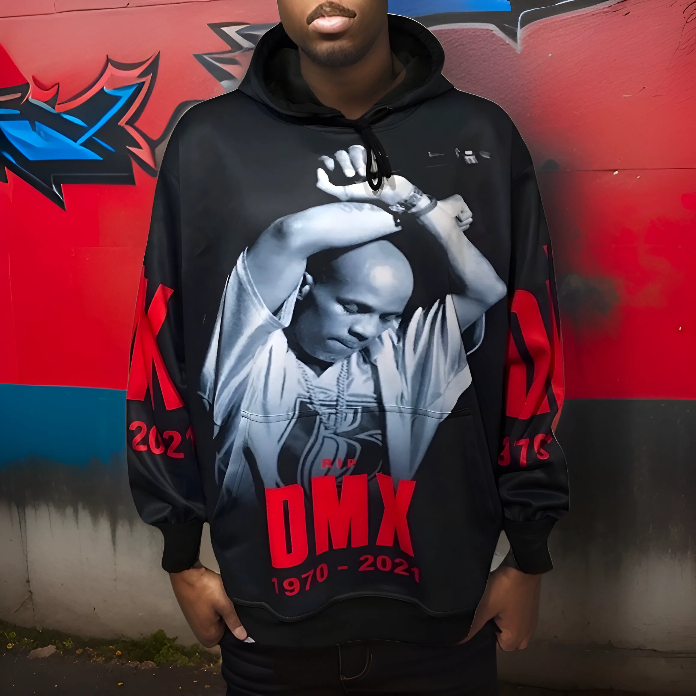 ^RIP DMX^ PULLOVER HOODIES (FLEECE LINED)