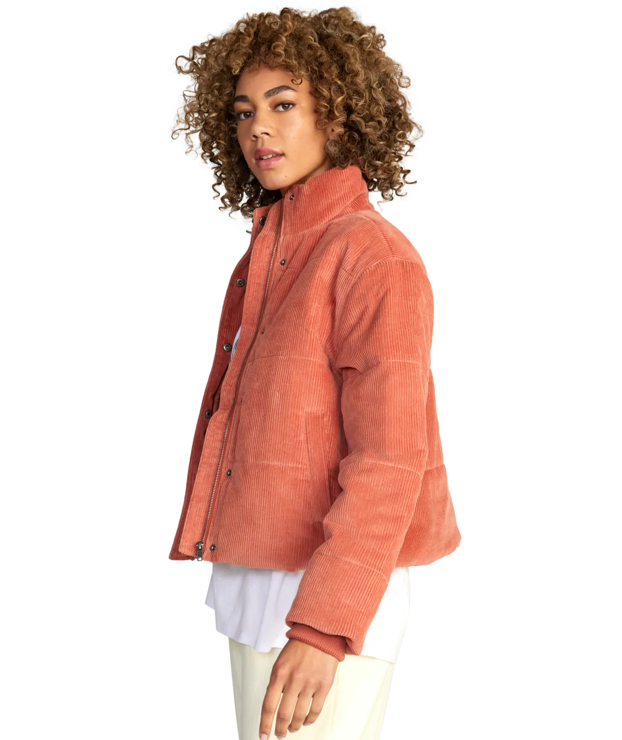 RVCA Eezeh Puffer Jacket-Cinnamon