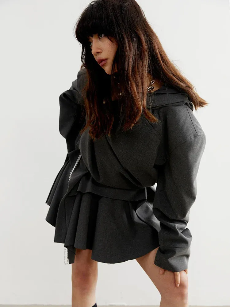 Sayua Cropped Hooded Jacket