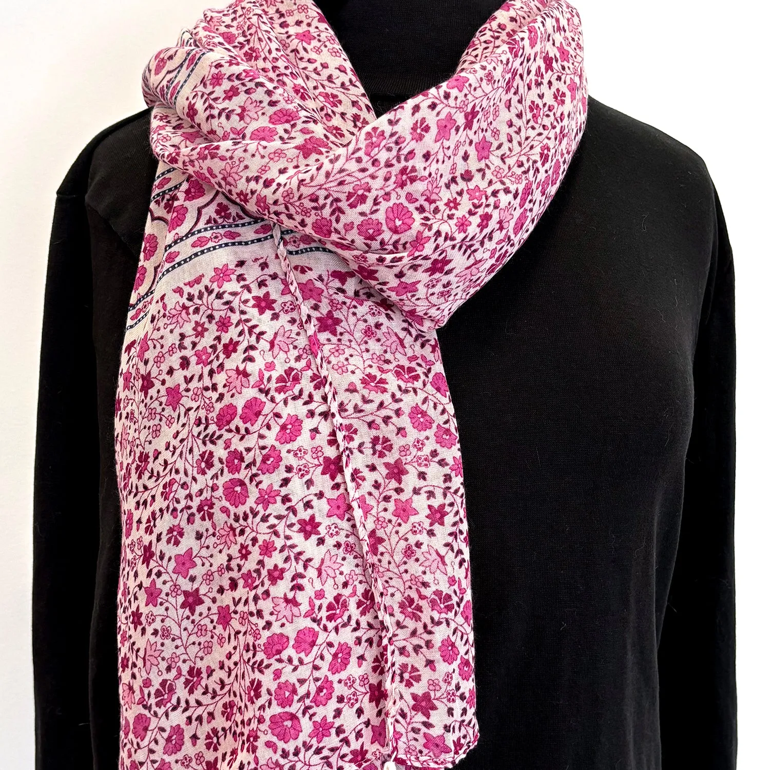 Scarf - Pink Meadow